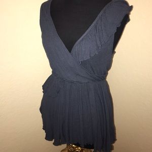 Free people ruffly tunic sleeveless